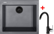 Sinks CUBE 560 BL Nanogrey + MIX 35...